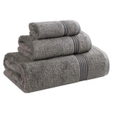 Egyptian Cotton Heritage Plush Towel Set 3 Piece - Egyptian Cotton Towel Set by Superior Brand