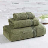 Egyptian Cotton Heritage Plush Towel Set 3 Piece - Egyptian Cotton Towel Set by Superior Brand