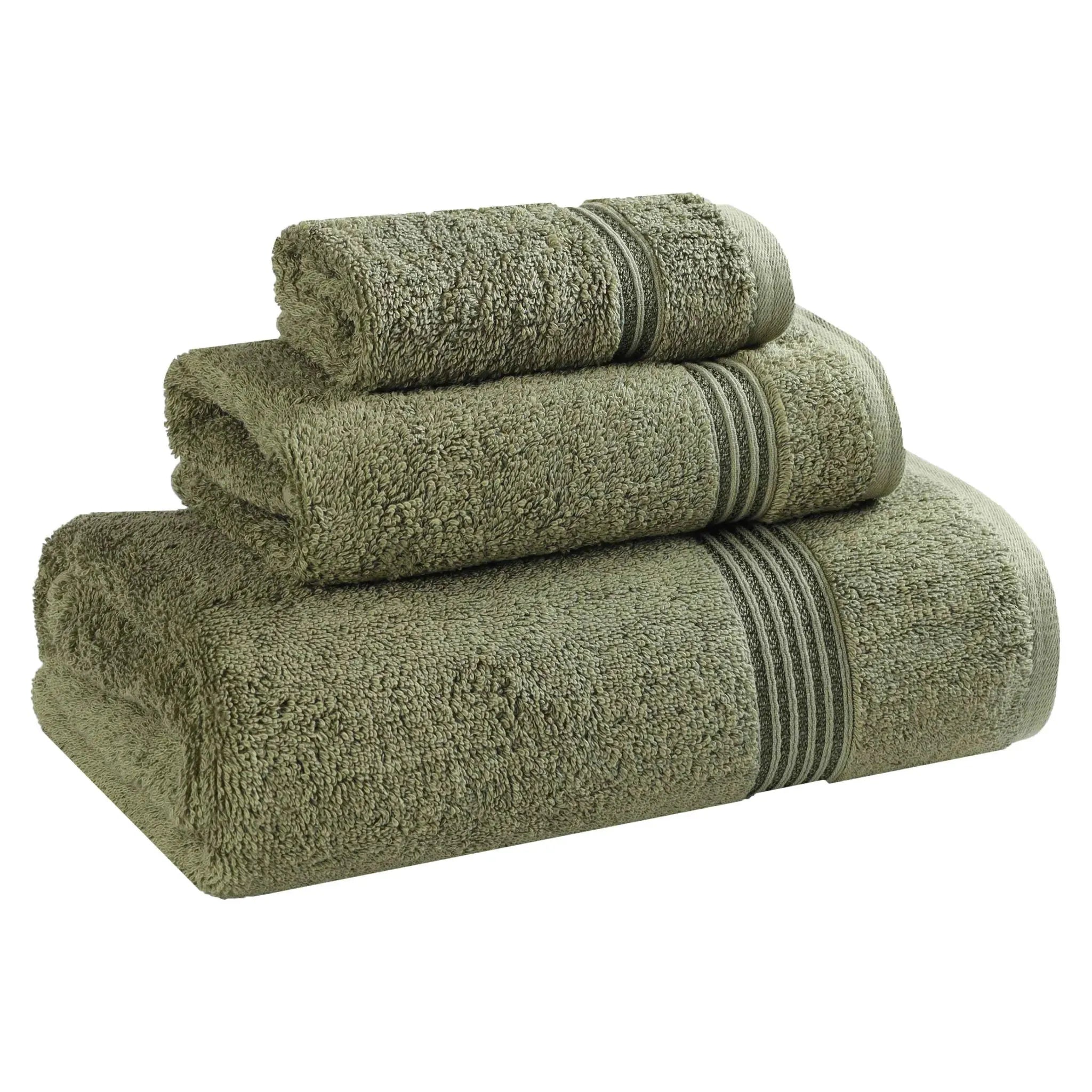 Egyptian Cotton Heritage Plush Towel Set 3 Piece - Egyptian Cotton Towel Set by Superior Brand