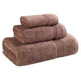 Egyptian Cotton Heritage Plush Towel Set 3 Piece - Egyptian Cotton Towel Set by Superior Brand