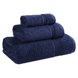 Egyptian Cotton Heritage Plush Towel Set 3 Piece - Egyptian Cotton Towel Set by Superior Brand