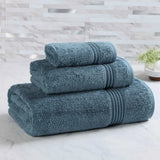 Egyptian Cotton Heritage Plush Towel Set 3 Piece - Egyptian Cotton Towel Set by Superior Brand