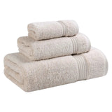 Egyptian Cotton Heritage Plush Towel Set 3 Piece - Egyptian Cotton Towel Set by Superior Brand