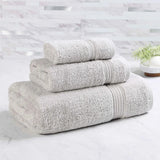 Egyptian Cotton Heritage Plush Towel Set 3 Piece - Egyptian Cotton Towel Set by Superior Brand