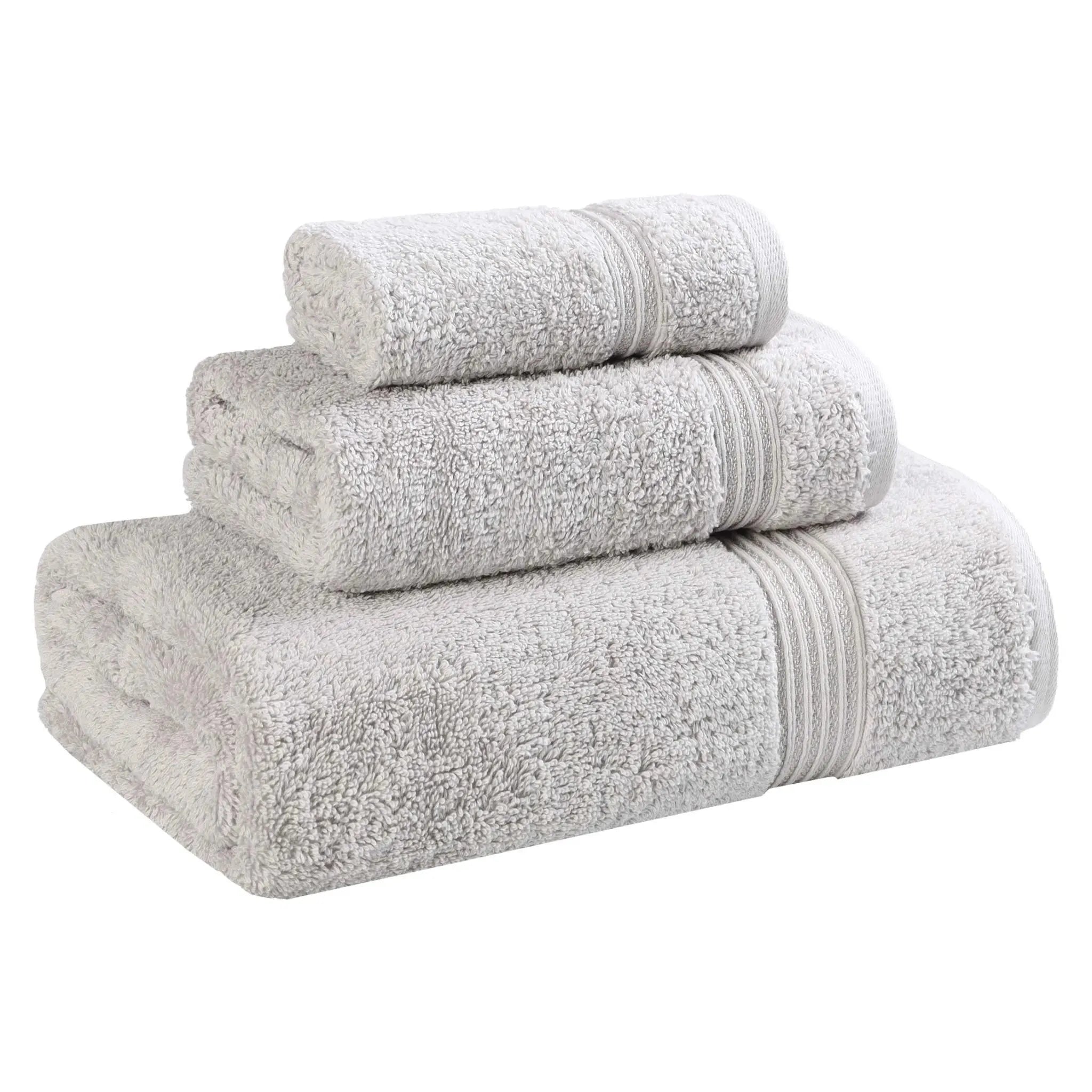Egyptian Cotton Heritage Plush Towel Set 3 Piece - Egyptian Cotton Towel Set by Superior Brand