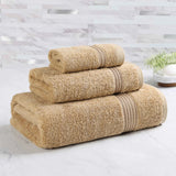 Egyptian Cotton Heritage Plush Towel Set 3 Piece - Egyptian Cotton Towel Set by Superior Brand