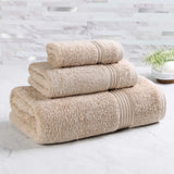Egyptian Cotton Heritage Plush Towel Set 3 Piece - Egyptian Cotton Towel Set by Superior Brand