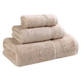 Egyptian Cotton Heritage Plush Towel Set 3 Piece - Egyptian Cotton Towel Set by Superior Brand
