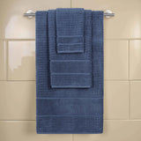 Napa Zero Twist Cotton Solid Waffle Honeycomb 3 Piece Towel Set - Towel Set by Superior Brand