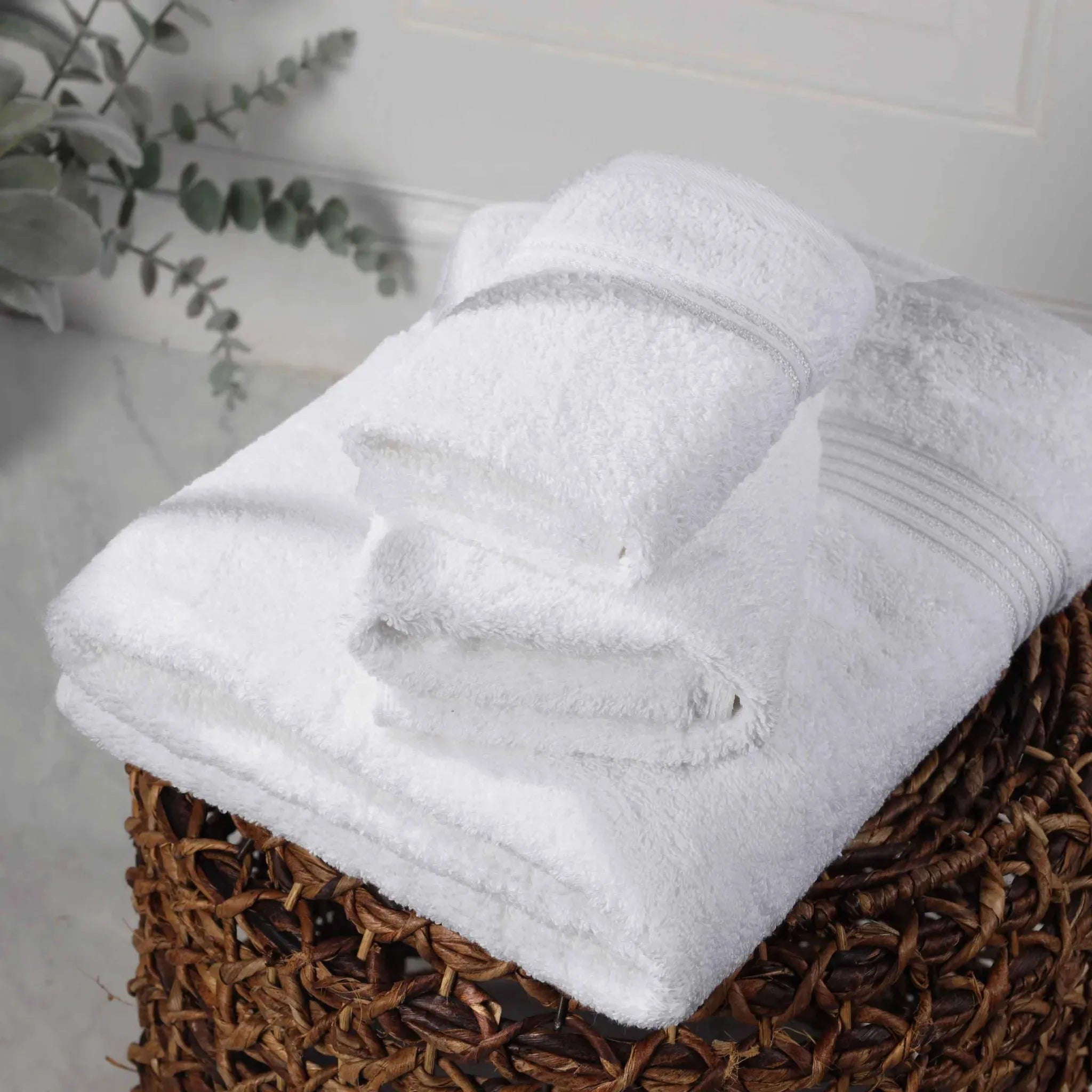 Egyptian Cotton Heritage Plush Towel Set 3 Piece - Egyptian Cotton Towel Set by Superior Brand