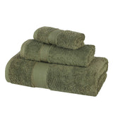 Oregon Organic Cotton Medium Weight Solid 3-Piece Towel Set - Towel Set by Superior Brand