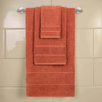 Napa Zero Twist Cotton Solid Waffle Honeycomb 3 Piece Towel Set - Towel Set by Superior Brand