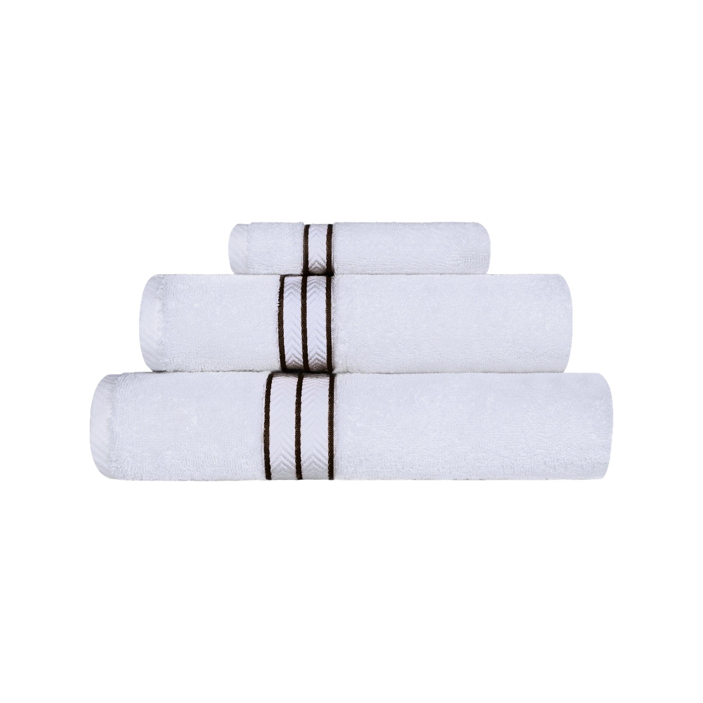 Ultra-Plush Turkish Cotton Hotel Collection Solid Towel Set Collection - Towel Set by Superior Brand