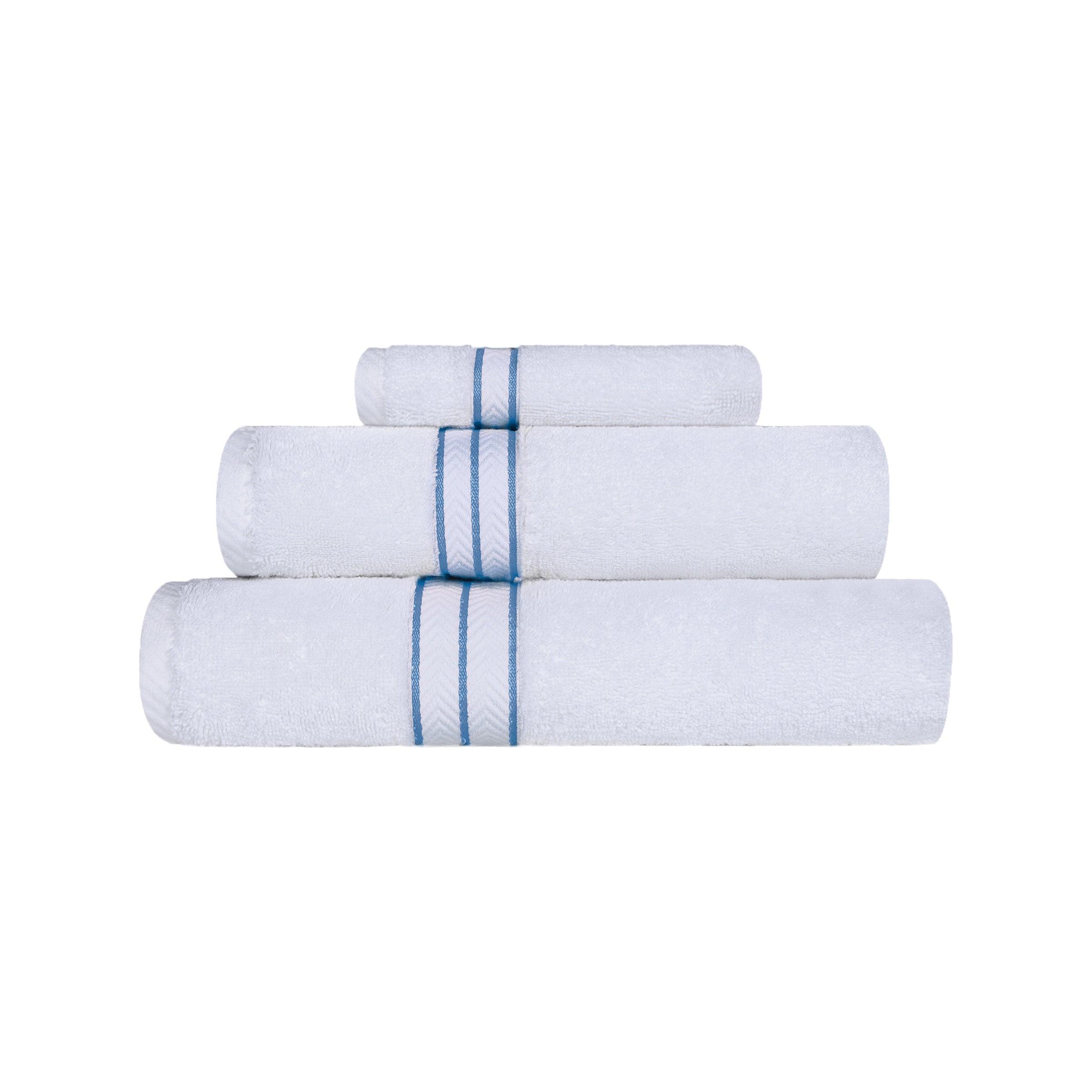 Ultra-Plush Turkish Cotton Hotel Collection Solid Towel Set Collection - Towel Set by Superior Brand