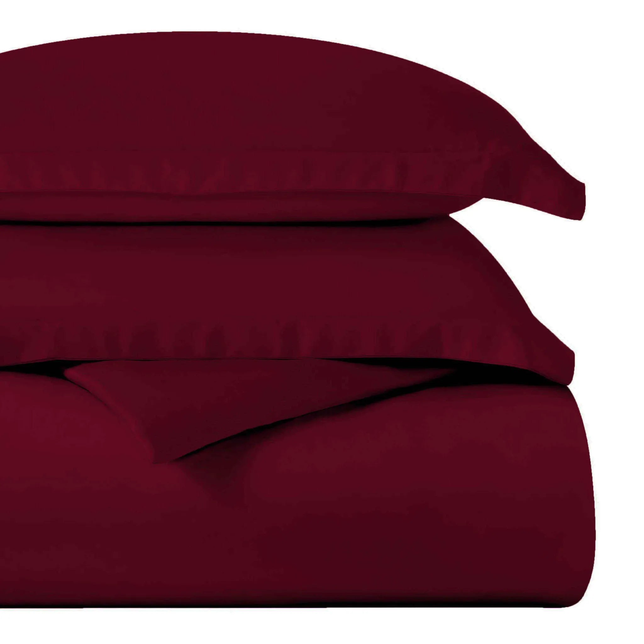 Egyptian Cotton 400 Thread Count Solid Luxury Duvet Cover Set - Egyptian Cotton Duvet Cover Set by Superior Brand