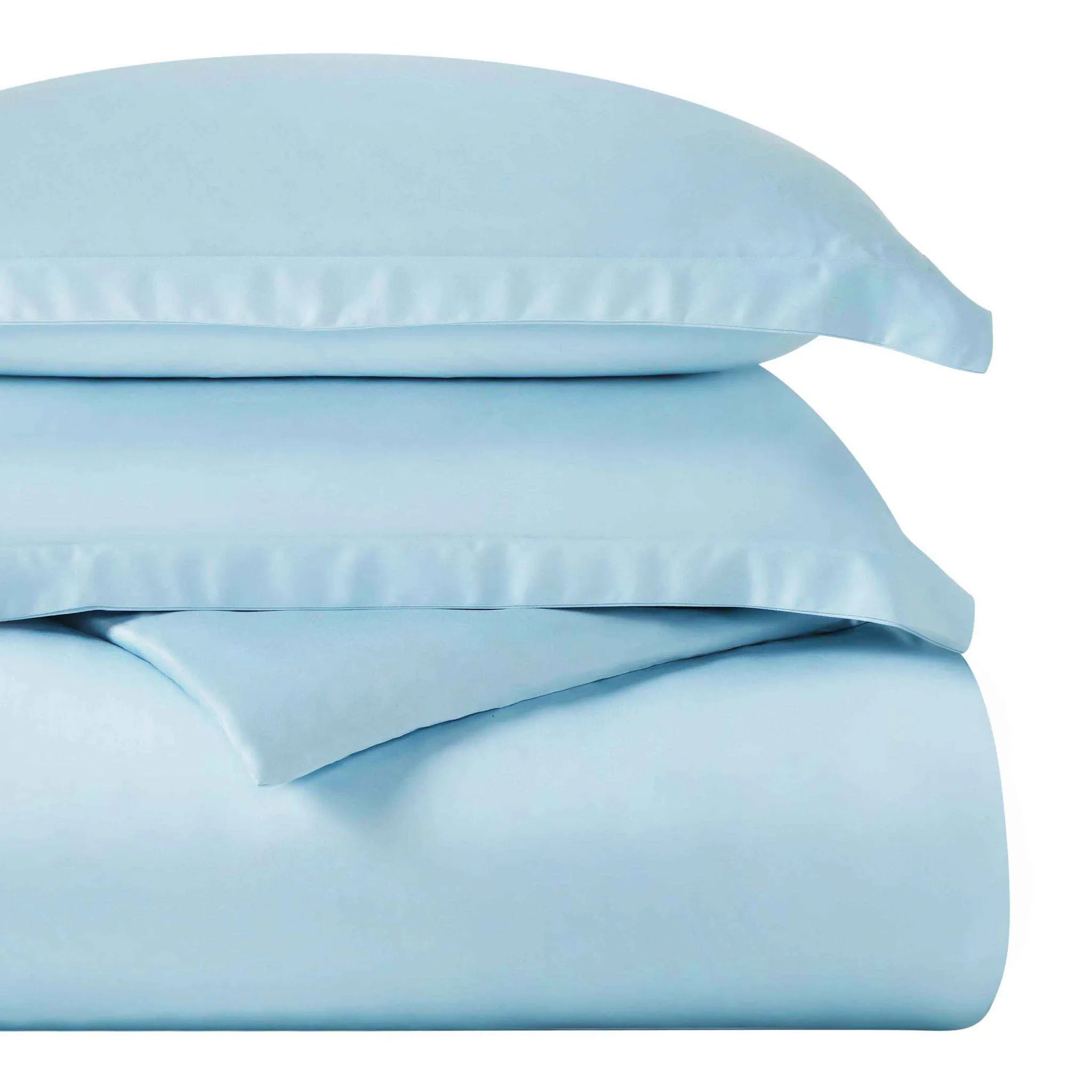 Egyptian Cotton 400 Thread Count Solid Luxury Duvet Cover Set - Egyptian Cotton Duvet Cover Set by Superior Brand