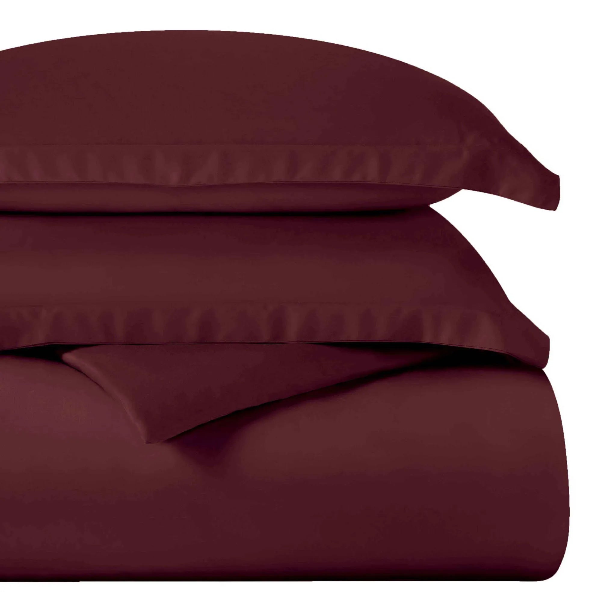 Egyptian Cotton 400 Thread Count Solid Luxury Duvet Cover Set - Egyptian Cotton Duvet Cover Set by Superior Brand
