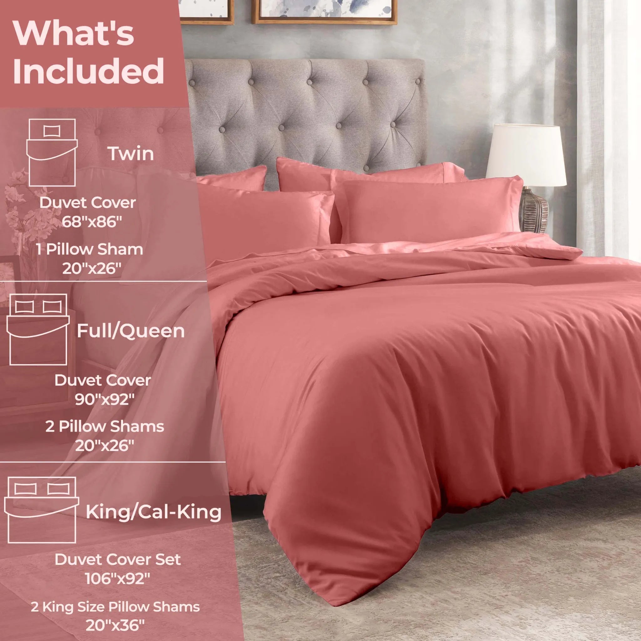 Egyptian Cotton 400 Thread Count Solid Luxury Duvet Cover Set - Egyptian Cotton Duvet Cover Set by Superior Brand