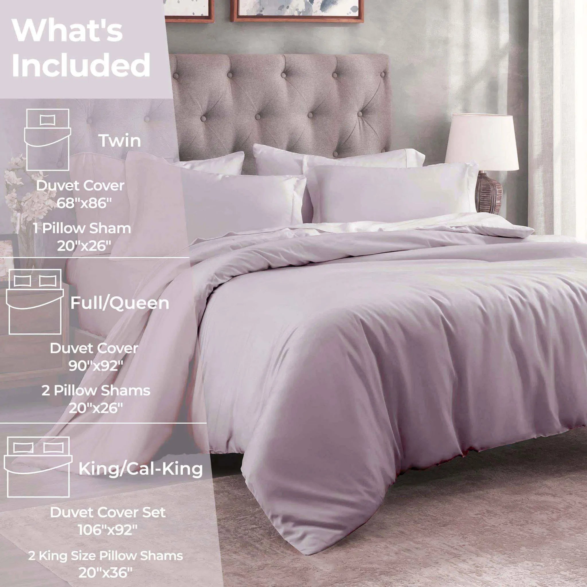Egyptian Cotton 400 Thread Count Solid Luxury Duvet Cover Set - Egyptian Cotton Duvet Cover Set by Superior Brand