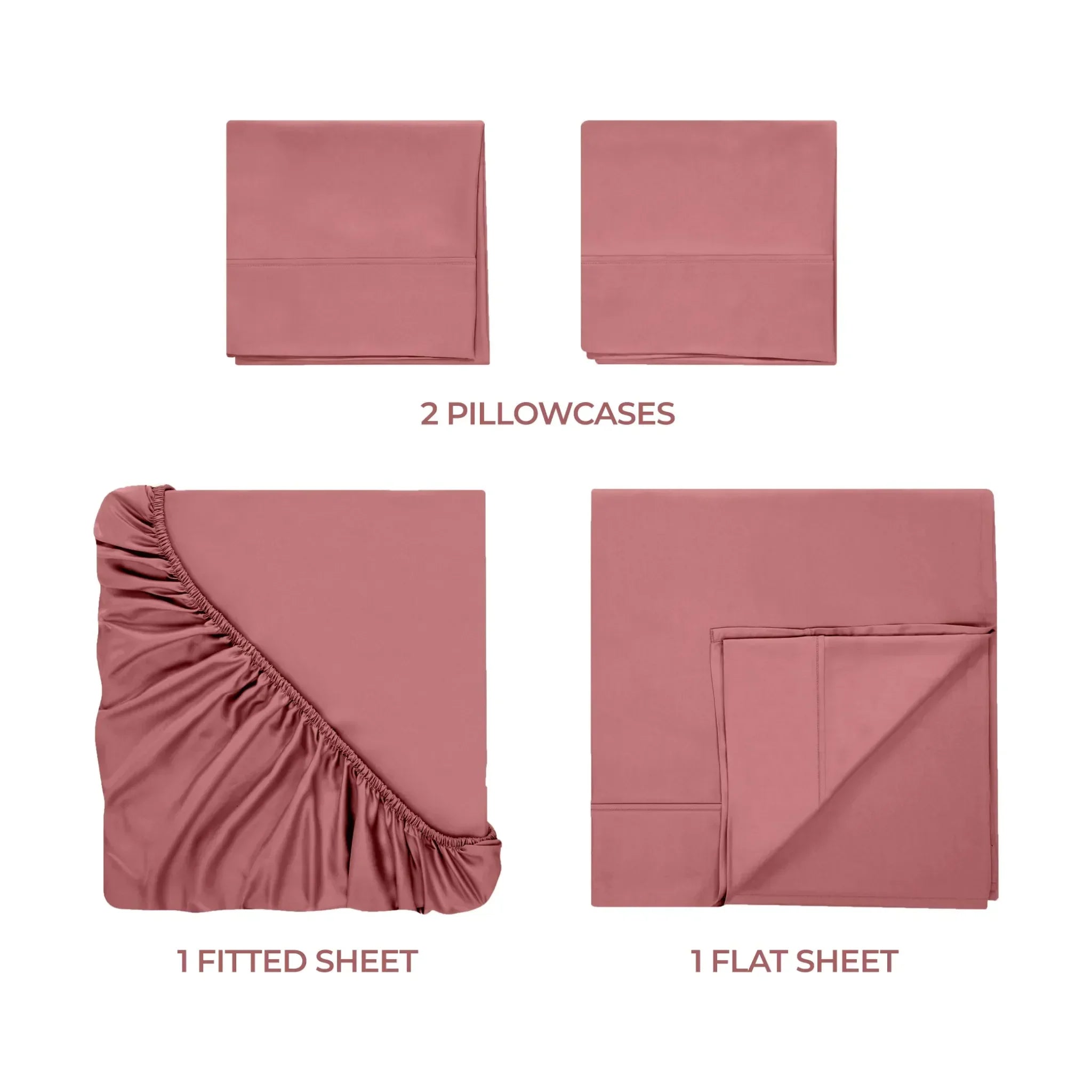 400 Thread Count Egyptian Cotton Sateen Bed Sheet Set - Egyptian Cotton Sheet Set by Superior Brand