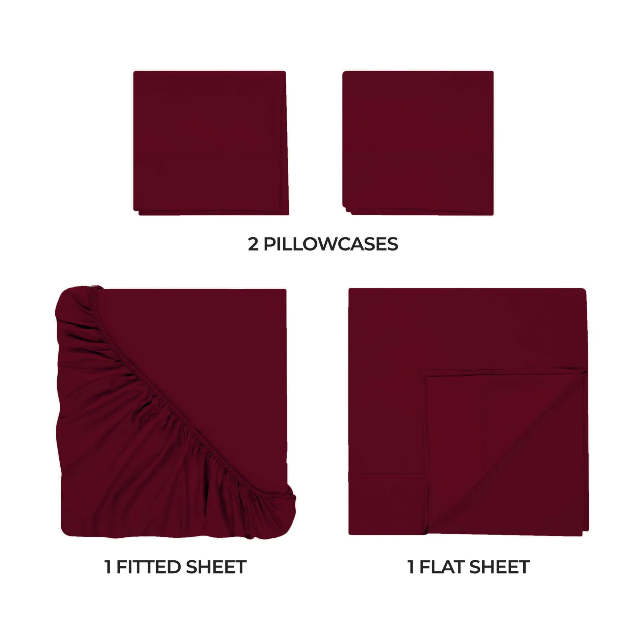 400 Thread Count Egyptian Cotton Sateen Bed Sheet Set - Egyptian Cotton Sheet Set by Superior Brand