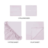 400 Thread Count Egyptian Cotton Sateen Bed Sheet Set - Egyptian Cotton Sheet Set by Superior Brand