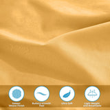 400 Thread Count Egyptian Cotton Sateen Bed Sheet Set - Egyptian Cotton Sheet Set by Superior Brand