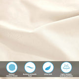 400 Thread Count Egyptian Cotton Sateen Bed Sheet Set - Egyptian Cotton Sheet Set by Superior Brand