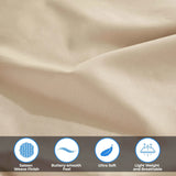 400 Thread Count Egyptian Cotton Sateen Bed Sheet Set - Egyptian Cotton Sheet Set by Superior Brand