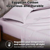 400 Thread Count Egyptian Cotton Sateen Bed Sheet Set - Egyptian Cotton Sheet Set by Superior Brand