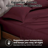400 Thread Count Egyptian Cotton Sateen Bed Sheet Set - Egyptian Cotton Sheet Set by Superior Brand