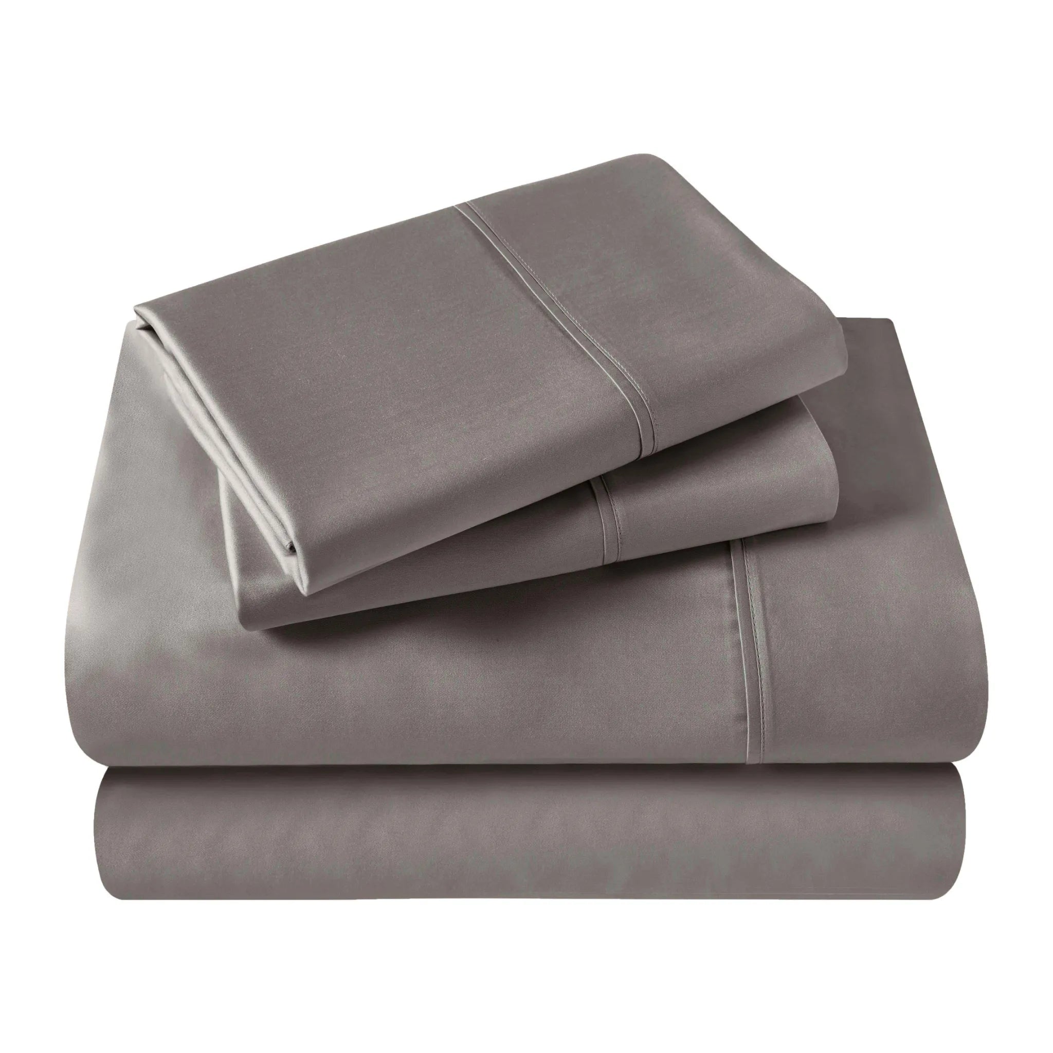400 Thread Count Egyptian Cotton Sateen Bed Sheet Set - Egyptian Cotton Sheet Set by Superior Brand