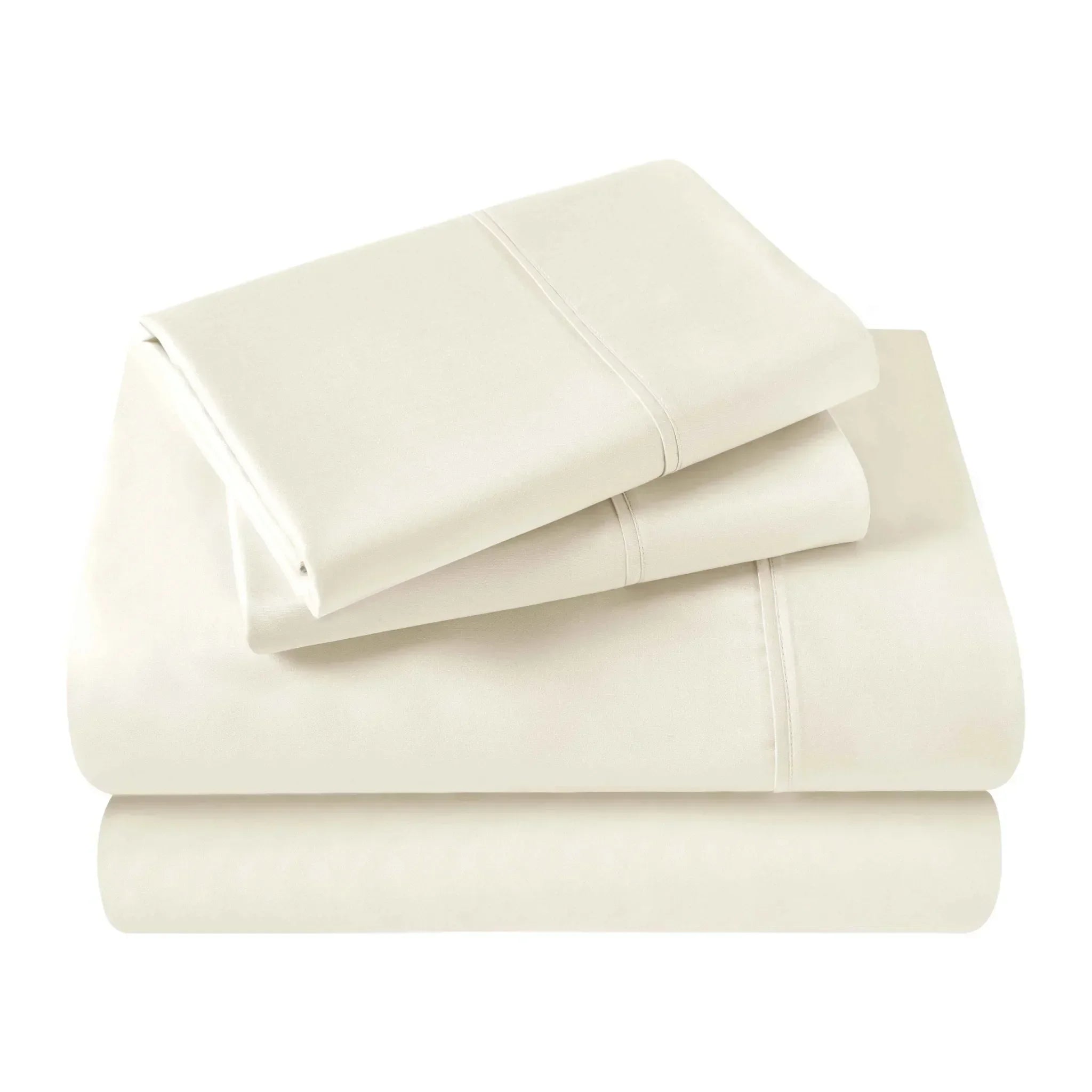400 Thread Count Egyptian Cotton Sateen Bed Sheet Set - Egyptian Cotton Sheet Set by Superior Brand