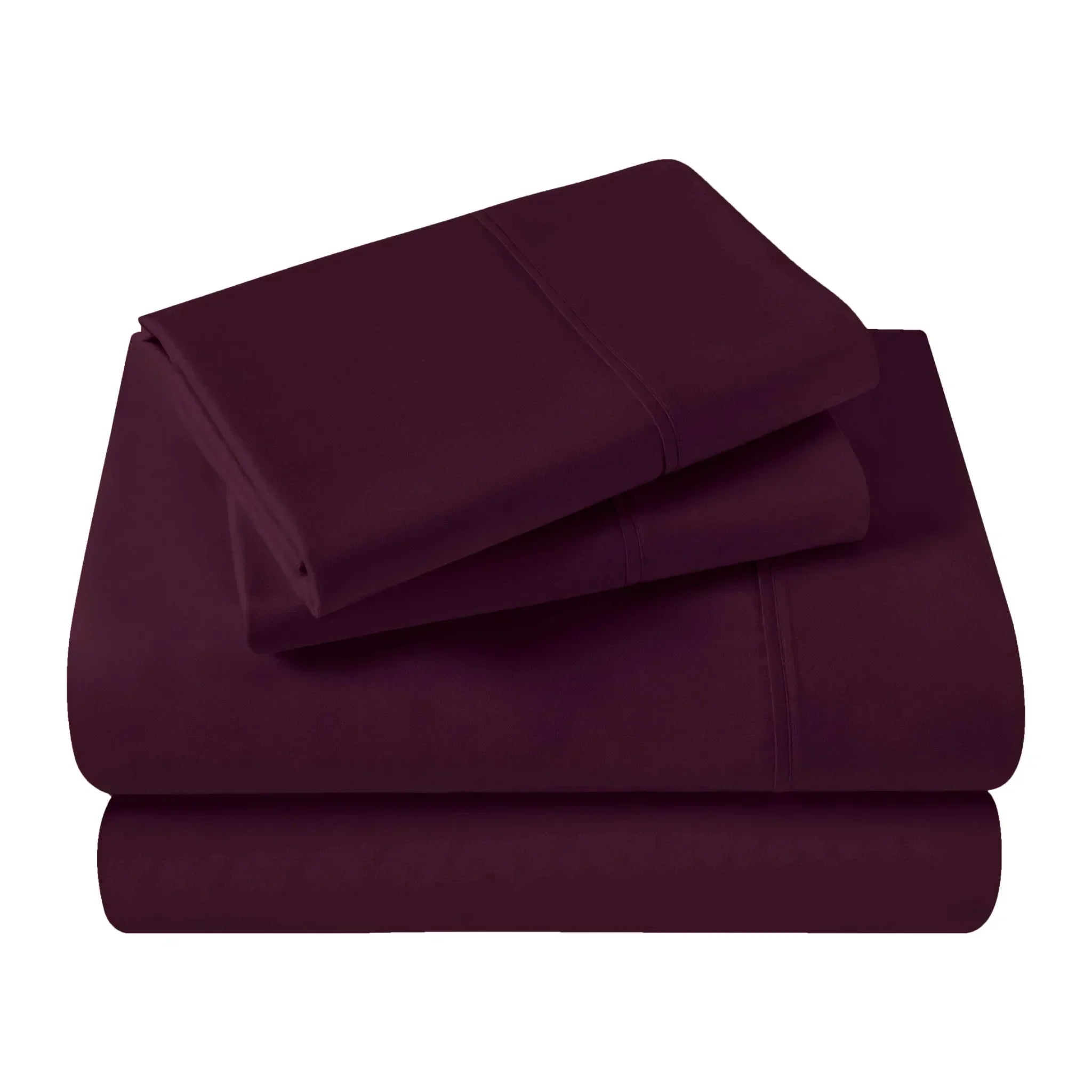 400 Thread Count Egyptian Cotton Sateen Bed Sheet Set - Egyptian Cotton Sheet Set by Superior Brand
