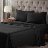 400 Thread Count Egyptian Cotton Sateen Bed Sheet Set - Egyptian Cotton Sheet Set by Superior Brand