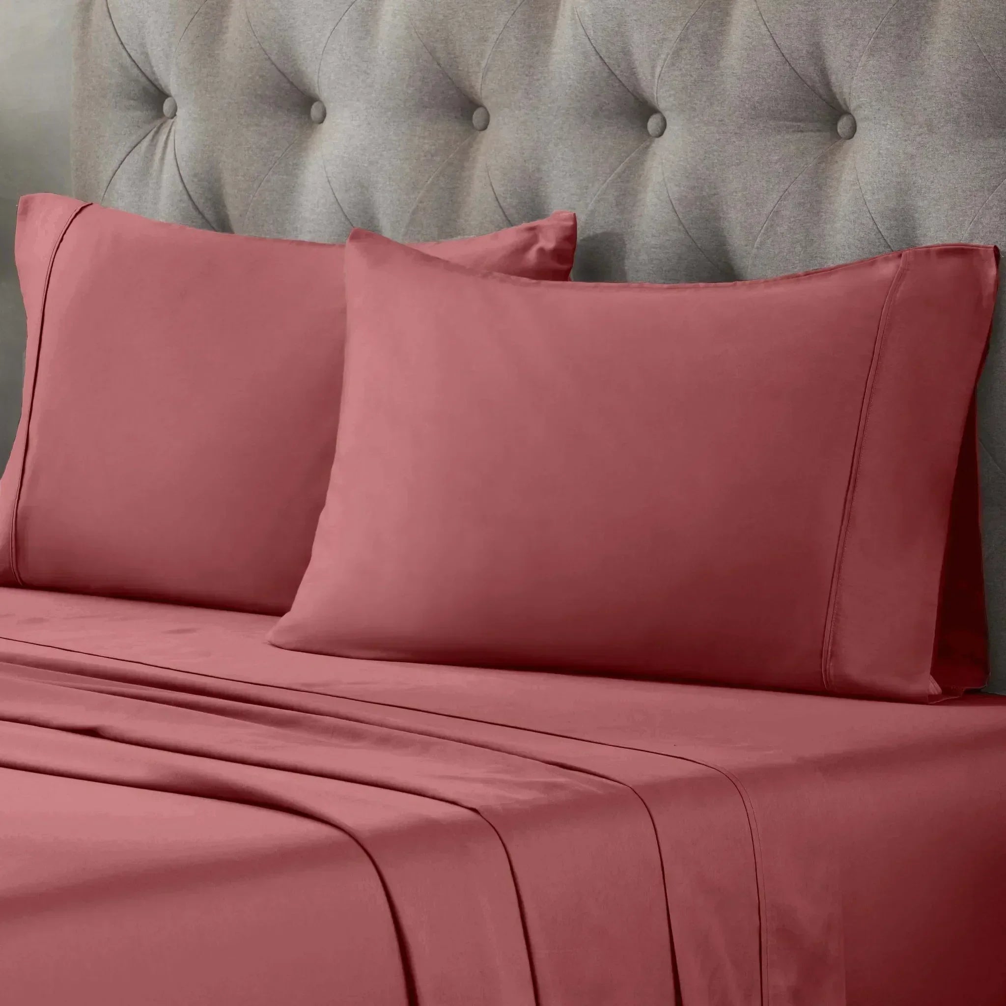 400 Thread Count Egyptian Cotton Sateen Bed Sheet Set - Egyptian Cotton Sheet Set by Superior Brand