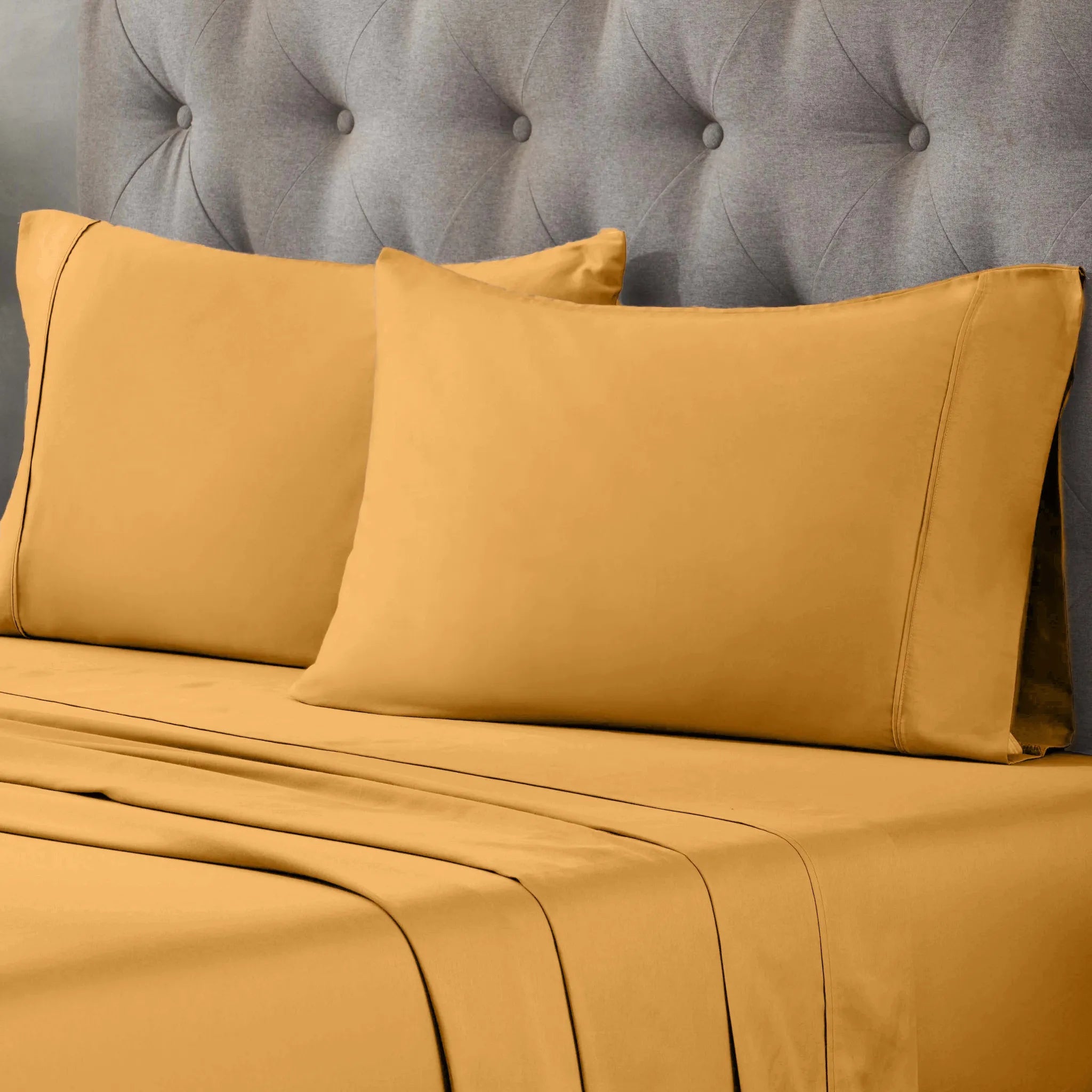 400 Thread Count Egyptian Cotton Sateen Bed Sheet Set - Egyptian Cotton Sheet Set by Superior Brand