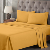 400 Thread Count Egyptian Cotton Sateen Bed Sheet Set - Egyptian Cotton Sheet Set by Superior Brand