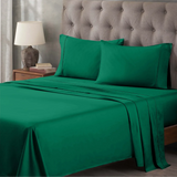 400 Thread Count Egyptian Cotton Sateen Bed Sheet Set - Egyptian Cotton Sheet Set by Superior Brand