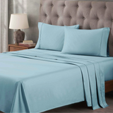 400 Thread Count Egyptian Cotton Sateen Bed Sheet Set - Egyptian Cotton Sheet Set by Superior Brand