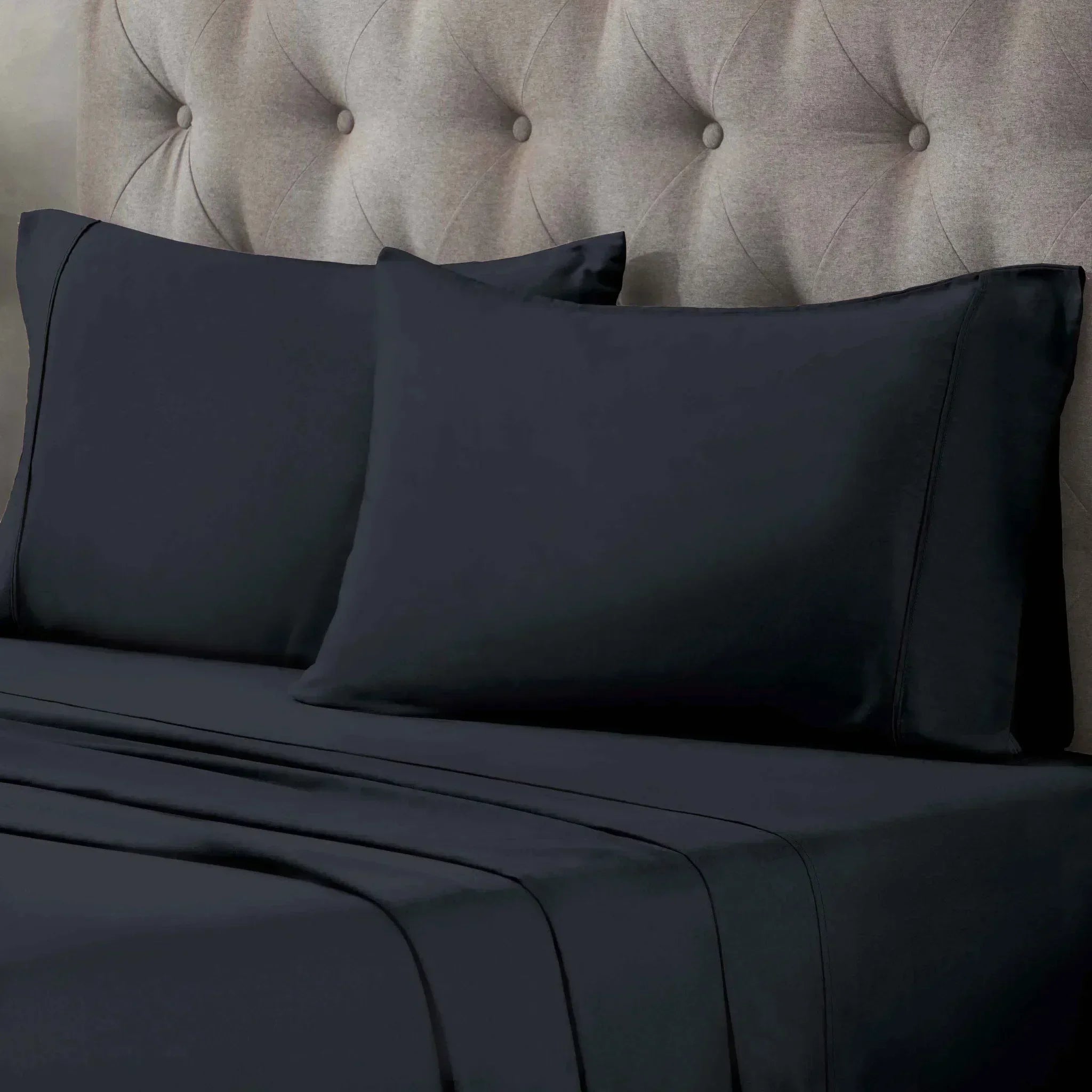 400 Thread Count Egyptian Cotton Sateen Bed Sheet Set - Egyptian Cotton Sheet Set by Superior Brand