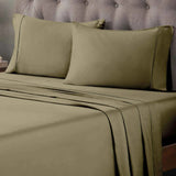 400 Thread Count Egyptian Cotton Sateen Bed Sheet Set - Egyptian Cotton Sheet Set by Superior Brand