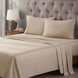 400 Thread Count Egyptian Cotton Sateen Bed Sheet Set - Egyptian Cotton Sheet Set by Superior Brand