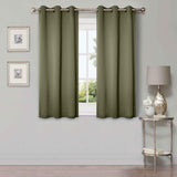 Solid Machine Washable Room Darkening Blackout Curtains, Set of 2 - Blackout Curtains by Superior Brand