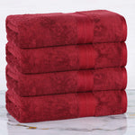 Rayon from Bamboo Cotton Blend Bath Towel Set of 4 - Bath Towel by Superior Brand