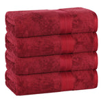 Rayon from Bamboo Cotton Blend Bath Towel Set of 4 - Bath Towel by Superior Brand