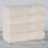 Rayon from Bamboo Cotton Blend Bath Towel Set of 4 - Bath Towel by Superior Brand