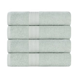 Eco-Friendly Ring-Spun Cotton 4-Piece Bath Towel Set