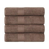 Eco-Friendly Ring-Spun Cotton 4-Piece Bath Towel Set - Bath Towel by Superior Brand