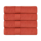 Eco-Friendly Ring-Spun Cotton 4-Piece Bath Towel Set - Bath Towel by Superior Brand